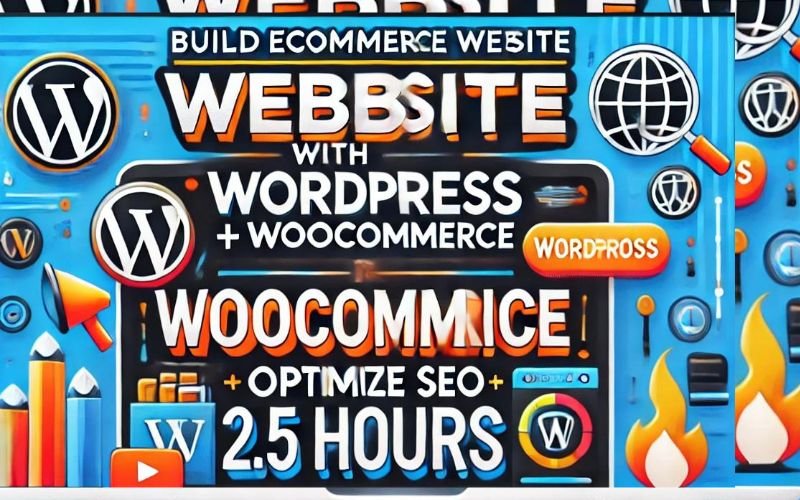 Learn - Build eCommerce Website with WordPress & WooCommerce, Optimize SEO - Link in the Description